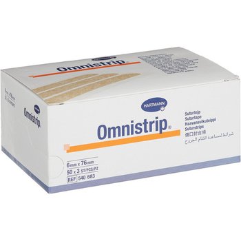 Omnistrip/ Омнистрип полоски на операционные швы, гипоаллергенные (стерильные по 3 шт.) 6 х 76 мм; 150 шт.