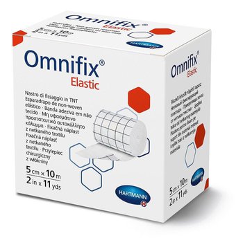 Omnifix elastic/ Омнификс Эластик гипоаллергенный пластырь из нетканого материала от компании Paul Hartmann AG/ Пауль Хартманн АГ; 5 см х 10 м