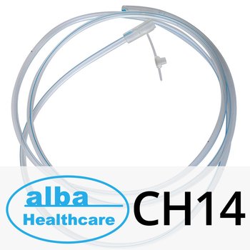 ALBA Healthcare/ Альба Хелскейр трубка медицинская (назогастральный зонд, катетер) для энтерального питания с рентгеноконтрастной полосой; 120 см СН14
