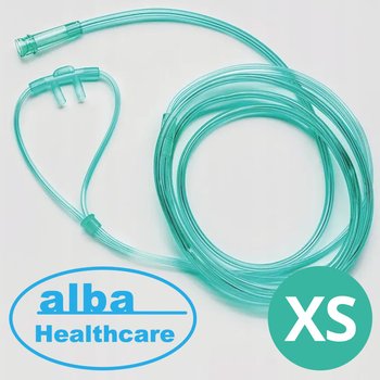 ALBA Healthcare/ АЛЬБА Хелскейр трубка (канюля назальная) для подачи кислорода; 2,1 м; размер XS