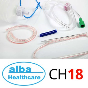 ALBA Healthcare/ Альба Хелскейр катетер медицинский с дренажной системой типа Редон (трубка дренажная для закрытой раны); СН18 400 мл