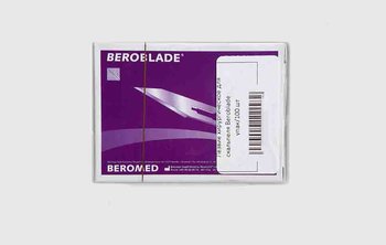 Лезвия для скальпеля "Beroblade" 100 шт/уп, (Германия)
