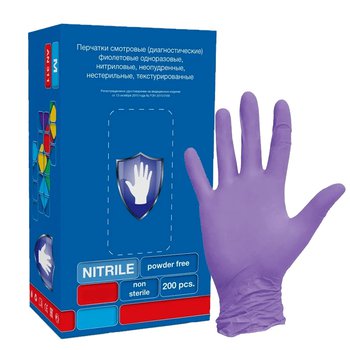 Перчатки нитриловые SC LN303 200 шт/упак