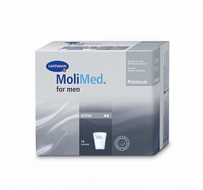 MoliMed Premium for men Active / МолиМед Премиум Актив - Урологические вкладыши для мужчин, 14 шт.