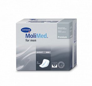 MoliMed Premium for men Protect / Молимед Премиум Протект - урологические вкладыши для мужчин, 14 шт.