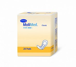 MoliMed Classic Midi / МолиМед Классик Миди - урологические прокладки для женщин, 28 шт.