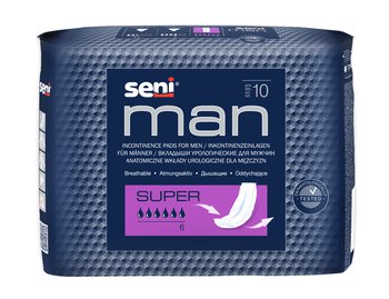 Seni Man Super / Сени Мен Супер, урологические прокладки(вкладыши) для мужчин, 10шт.