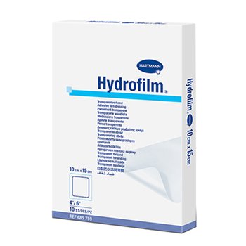 Hydrofilm / Гидрофилм - прозрачная самофиксирующаяся повязка, 10 см х 15 см, 10 шт.