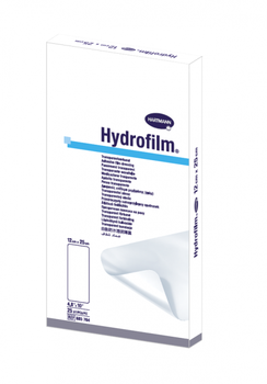 Hydrofilm / Гидрофилм - прозрачная самофиксирующаяся повязка, 12 см х 25 см, 25 шт.