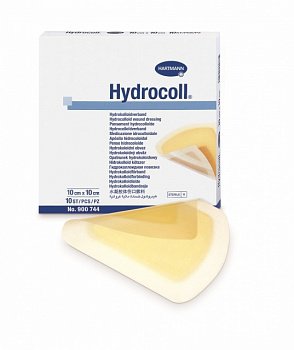 Hydrocoll / Гидроколл - самофиксирующиеся гидроколлоидные повязки, 10 см х 10 см, 10 шт.