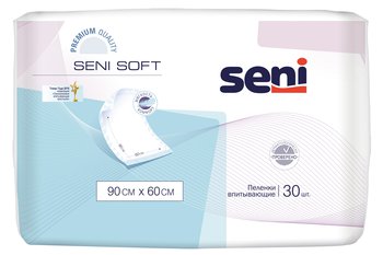 Seni Soft / Сени Софт - пеленки впитывающие гигиенические, 90 х 60, 30 шт.
