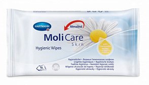 MoliCare Skin / Моликар Скин - Влажные гигиенические салфетки, 10 шт.