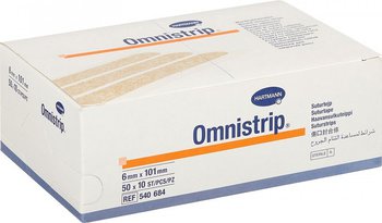 Omnistrip/ Омнистрип полоски на операционные швы, гипоаллергенные (стерильные по 10 шт.) 6 х 101 мм; 500 шт.