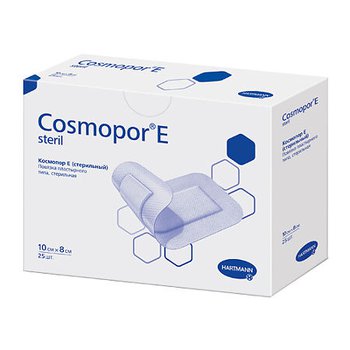 Cosmopor E Steril / Космопор E Стерил - самоклеящаяся послеоперационная повязка, 10 х 6 см, 25 шт.