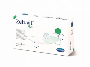 Zetuvit Plus / Цетувит Плюс - суперсорбирующая повязка, 10 х 20 см, 10 шт.