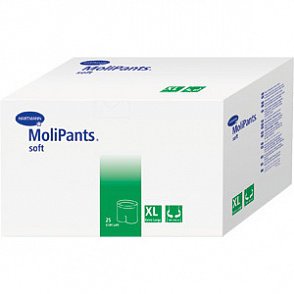 MoliPants Soft / МолиПанц Софт - удлиненные штанишки для фиксации прокладок, размер ХL, 25 шт.