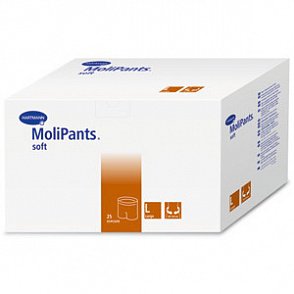 MoliPants Soft  / МолиПанц Софт - удлиненные штанишки для фиксации прокладок, размер L, 25 шт.