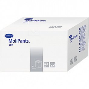 MoliPants Soft / МолиПанц Софт - удлиненные штанишки для фиксации прокладок, размер ХХL, 25 шт.