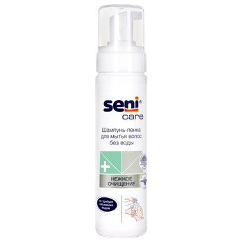 Seni Care/ Сени Кейр шампунь-пенка для мытья волос без воды, 200 мл