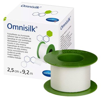 Omnisilk/ Омнисилк гипоаллергенный пластырь, фиксирующий из шелка от компании Paul Hartmann AG/ Пауль Хартманн АГ; БЕЛЫЙ; 2,5 см х 9,2 м; 1 шт