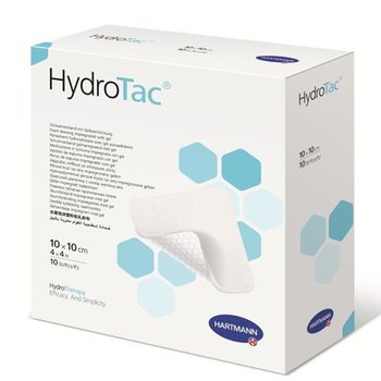 HydroTac/ ГидроТак губчатые повязки с гидрогелевым покрытием от компании Paul Hartmann AG/ Пауль Хартманн АГ; 10x10 sm, 10 sht