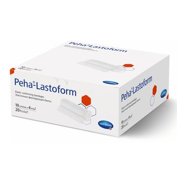 Peha-Lastoform/ Пеха-Ластформ самофиксирующийся некогезивный эластичный бинт от компании Paul Hartmann AG/ Пауль Хартманн АГ; 10х4 см, 20 шт.