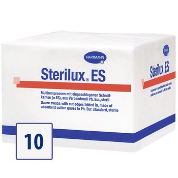 STERILUX ES/ СТЕРИЛЮКС ЕС салфетки стерильные из перевязочной марли; 8 слоев; 21 нить; 10х20 см; 10 шт