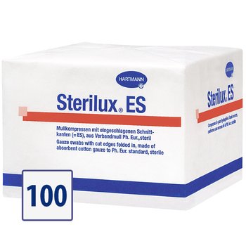STERILUX ES/ СТЕРИЛЮКС ЕС салфетки стерильные из перевязочной марли; 8 слоев; 21 нить; 10х20 см; 100 шт