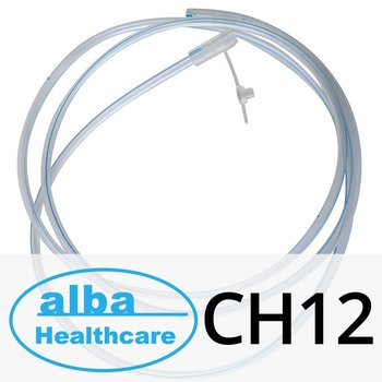 ALBA Healthcare/ Альба Хелскейр трубка медицинская (назогастральный зонд, катетер) для энтерального питания с рентгеноконтрастной полосой; 120 см СН12