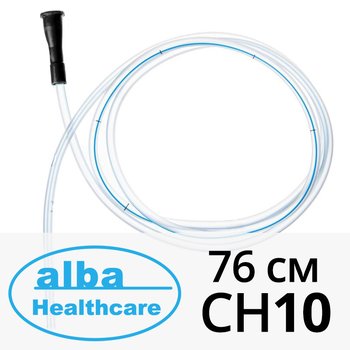 ALBA Healthcare/ Альба Хелскейр трубка медицинская желудочная (назоэнтеральный зонд) с рентгеноконтрастной полосой; 110 см СН10