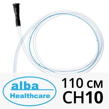 ALBA Healthcare/ Альба Хелскейр трубка медицинская желудочная (назоэнтеральный зонд) с рентгеноконтрастной полосой; 110 см СН10