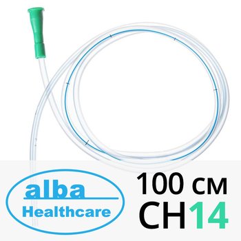 ALBA Healthcare/ Альба Хелскейр трубка медицинская желудочная (назоэнтеральный зонд) с рентгеноконтрастной полосой; 110 см СН14