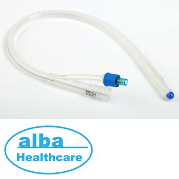 ALBA Healthcare/ АЛЬБА Хелскейр катетер урологический однократного применения Фолея; 2-х ходовой; силиконовый; Все размеры