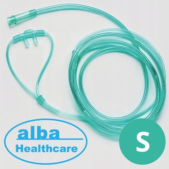 ALBA Healthcare/ АЛЬБА Хелскейр трубка (канюля назальная) для подачи кислорода; 2,1 м; размер S