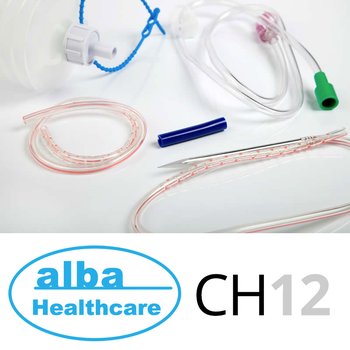 ALBA Healthcare/ Альба Хелскейр катетер медицинский с дренажной системой типа Редон (трубка дренажная для закрытой раны); СН12 400 мл