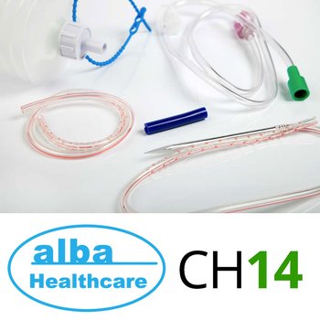 ALBA Healthcare/ Альба Хелскейр катетер медицинский с дренажной системой типа Редон (трубка дренажная для закрытой раны); СН14 400 мл
