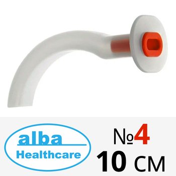 ALBA Healthcare/ АЛЬБА Хелскейр воздуховод ротоглоточный одноразового использования Гведела; размер 4