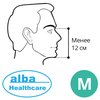 ALBA Healthcare/ АЛЬБА Хелскейр маска лицевая кислородная с неполной рециркуляцией газовой смеси (с мешком); с кислородной трубкой 2 м; размер M