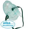 ALBA Healthcare/ АЛЬБА Хелскейр маска лицевая аэрозольная нереверсивная (с небулайзером); с кислородной трубкой 2 м; размер S