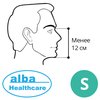 ALBA Healthcare/ АЛЬБА Хелскейр маска лицевая кислородная с неполной рециркуляцией газовой смеси (с мешком); с кислородной трубкой 2 м; размер S