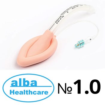 ALBA Healthcare/ АЛЬБА Хелскейр маска ларингеальная силиконовая; Размер: 1.0