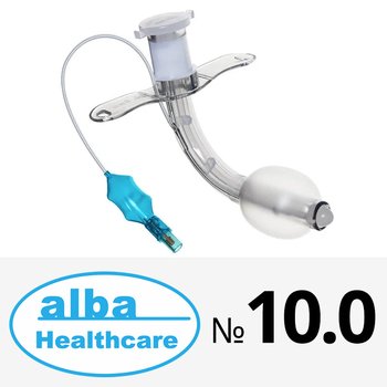 ALBA Healthcare/ АЛЬБА Хелскейр трубка эндотрахеальная трахеостомическая стандартная одноразовая c рентгеноконтрастной полосой и манжетой; №10.0