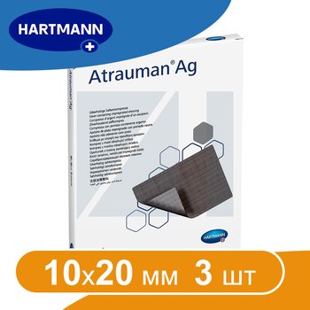 Atrauman Ag/ Атрауман Аг мазевая стерильная повязка от компании Paul Hartmann AG/ Пауль Хартманн АГ; 10х20 см; 3 шт.