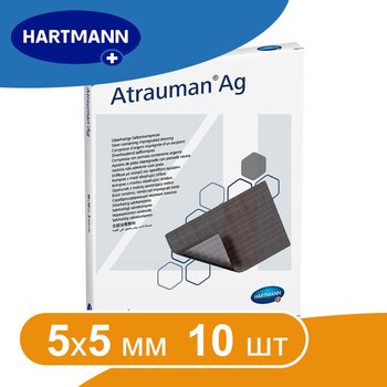 Atrauman Ag/ Атрауман Аг мазевая стерильная повязка от компании Paul Hartmann AG/ Пауль Хартманн АГ; 5х5 см; 10 шт.