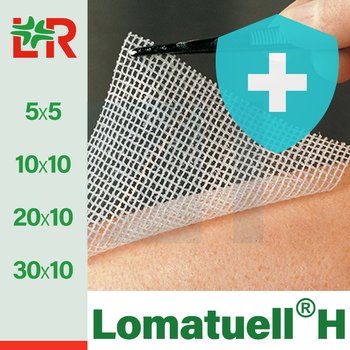 Lomatuell® H/ Ломатюль Эйч стерильная парафиновая марлевая гидрофобная повязка от компании Lohmann & Rauscher (L&R)/ Ломанн и Раушер; все размеры; 10 – 50 шт/уп