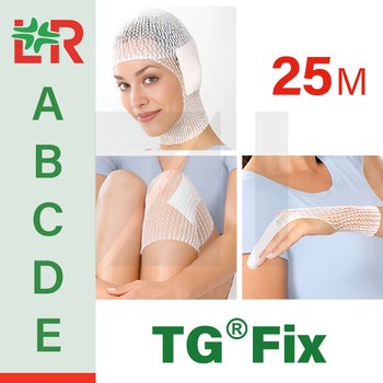 TG®Fix/ Ти-Джи Фикс высокоэластичная трубчатая сетчатая повязка (бинт) для фиксации от компании Lohmann & Rauscher (L&R)/ Ломанн и Раушер; размеры A/B/C/D/E; 25 м/рул; шт
