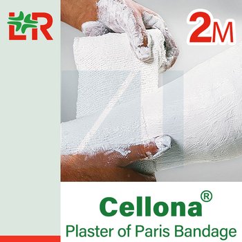 Cellona® Plaster of Paris Bandage/ Целлона гипсовый бинт от компании Lohmann & Rauscher (L&R)/ Ломанн и Раушер; 6 см х 2 м; 5 шт/уп